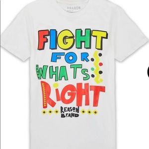 Reason clothing fight for what’s right t shirt